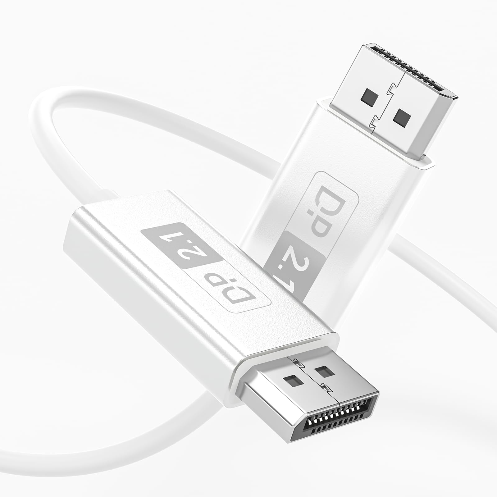 huaham 16K Displayport 2.1 Cable (10M),80Gbps Fiber Optic DP 2.1 to DP Cord,Support[16K@60Hz, 8K@60Hz, 4K@240Hz] with FreeSync, G-SYNC and HDR for Gaming Monitor, PC, RTX 4080/4090, RX 7900 etc