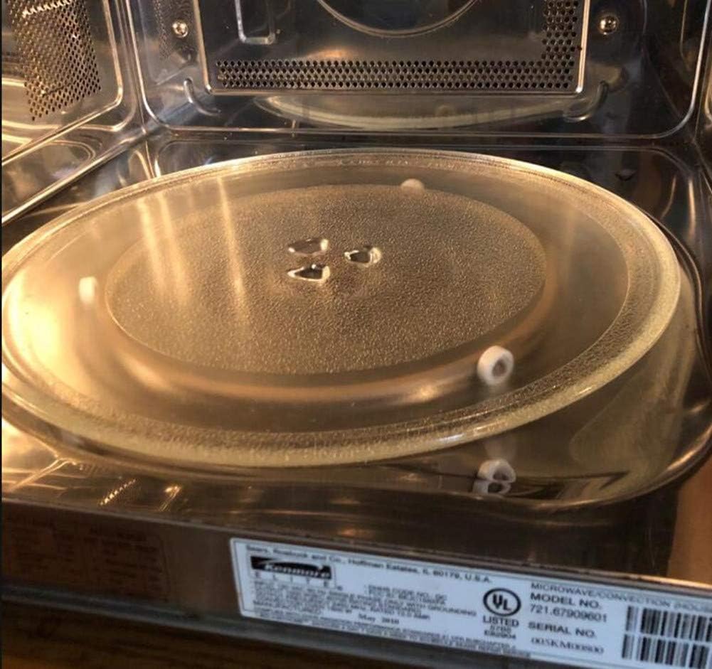 Microwave Turntable Ring Microwave Oven Rotating Roller Support Ring, Microwave Glass Plate Tray Wheel Ring(Large, 2 Pieces): Home Improvement
