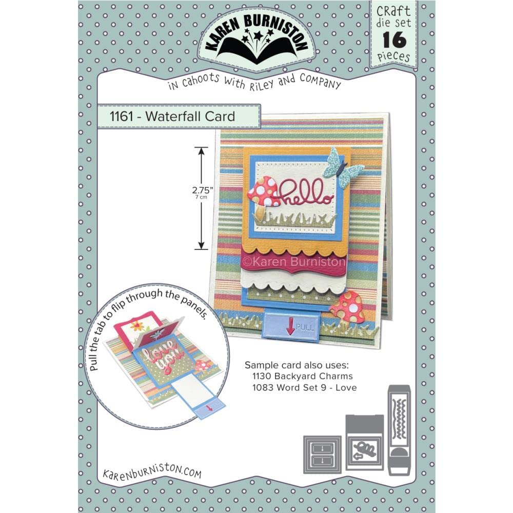 Karen Burniston Dies-Waterfall Card