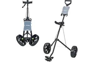 XDriveMax Golf Push Cart Series: 2-Wheel, 3-Wheel,& 360° Swivel Front Wheel