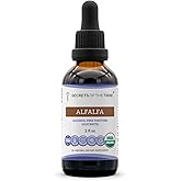 Secrets of the Tribe Alfalfa USDA Organic | Alcohol-Free Extract, High-Potency Herbal Drops | Made from 100% Certified Organic Alfalfa Dried Leaf (2 oz)