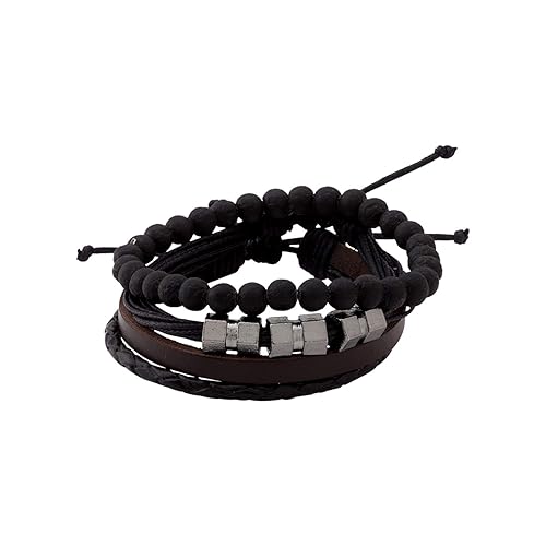 Beaded Bracelet for Men (Multi-Colour)(8907617752594)
