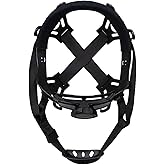 Gralara 8 Point Hard Hat Replacement Suspension, Safety Helmet Suspension, Shock Absorbing Hard Hat Liner, Easy to Install Bump Cap Insert, Adjustable Replace Part for Construction, Style D