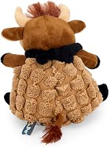 Petface Farmyard Buddies Chunky Cow Plush Dog Toy view 9