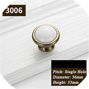 White Ceramic Door Handles European Antique Furniture Handles