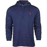 Polo RL Men's Long Sleeve Jersey Knit Pullover Hoodie (Navy, Large)