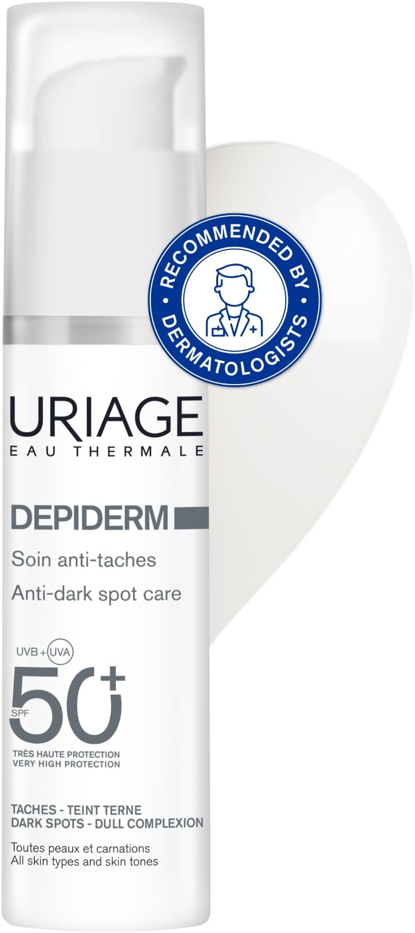 Uriage Dépiderm Anti-Dark Spot Daytime Care SPF50+ 30ml Correct Prevent Brighten
