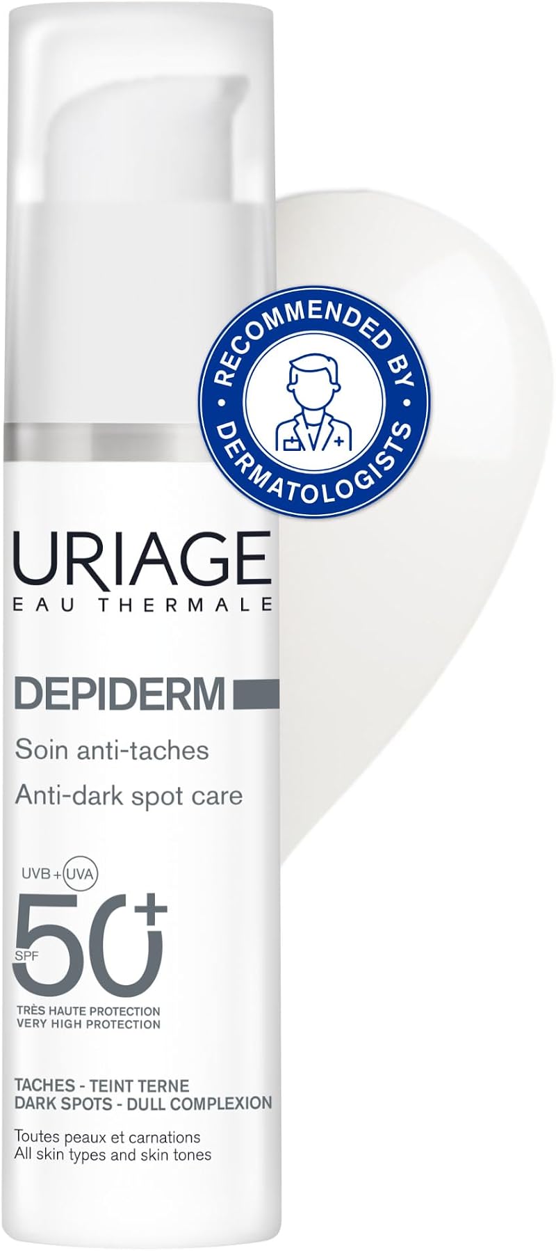 Uriage Dépiderm Anti-Dark Spot Daytime Care SPF50+ 30ml Correct Prevent Brighten