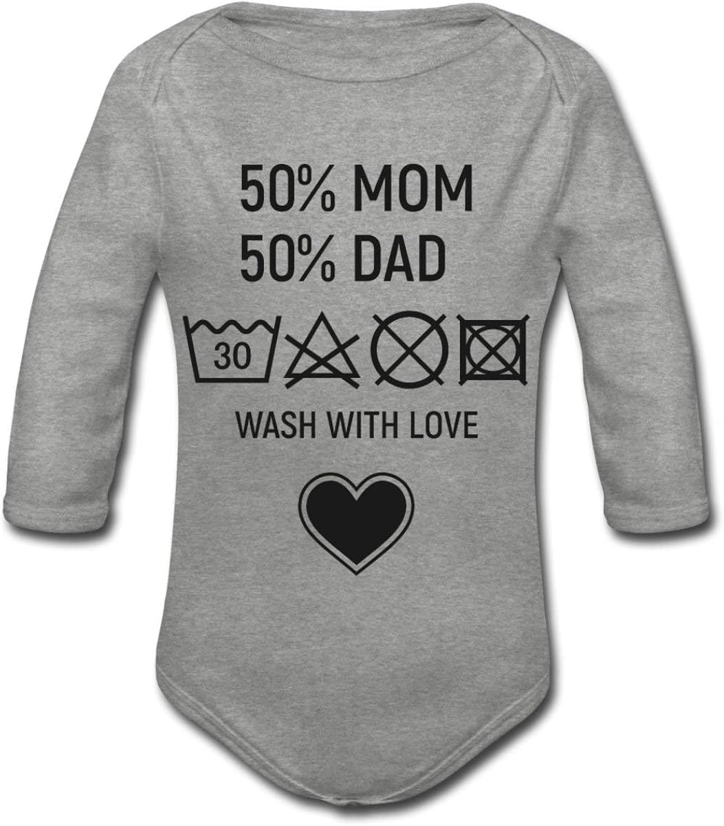 Spreadshirt 50 Mama 50 Papa Mit Liebe Waschen Witziger Spruch Baby