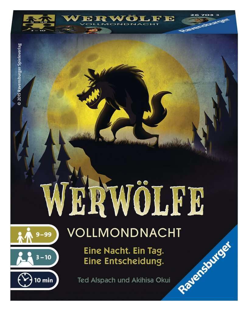Ravensburger 26703 3 "Werewolves Full Moon Night Game,Blue โ image 1
