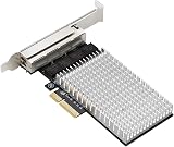Gathukila 4 Port 2.5Gbps Gigabit Ethernet Network Card PCI-e Adapter RTL8125BG view 4