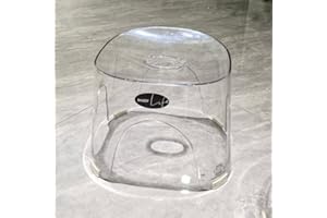 Shower Benches for Inside Shower Acrylic Foot Rest for Shaving Legs Waterproof Clear Small Corner Bathroom Shower Stool