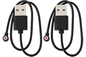 Be In Your Mind 2X Magnetic Charging Cable for Smart Ring 4.0mm Round Port Fast Charging Secure Snap-on