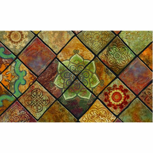 Apache Mills Masterpiece Macedonia Door Mat, 18-Inch by 30-Inch
