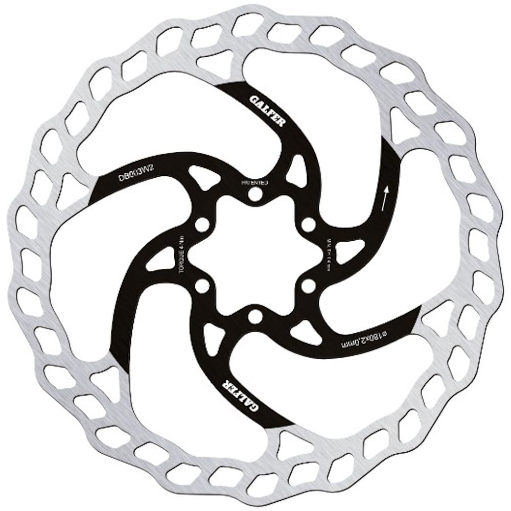 GALFER Wave Brake Disc Ø180x1.8 mm – enhanced power, heat resistance and consistent control for mountain and e-bike riders