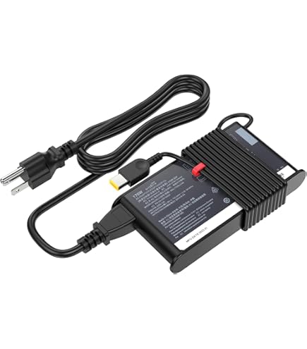 Lenovo ThinkCentre 330W スリム AC アダプター Amazon.com: Lenovo ThinkStation Slim 330W AC Adapter (Slim tip