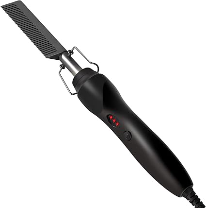 heated afro comb