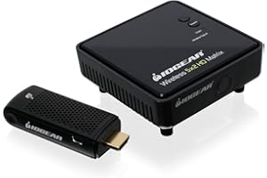IOGEAR HDMI Wireless Transmitter & Receiver - Full HD 1080p - Up To 30ft - 5.1 Digital Audio - Plug & Play - Wirelessly Connect Laptop - Game Console - HDTV - Projector - GWHD11