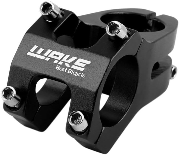Wake 31.8 Stem 45mm Mountain Bike Stem Short MTB Stem for 31.8mm Handlebar, Most Mountain Bike Road Bike MTB BMX Track Bike