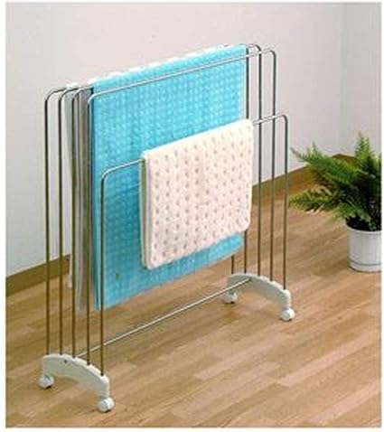 Amazon Co Jp バスタオルハンガー 物干しスタンド 洗濯物干し台 キャスター付き ステンレス製 スリム Mory 日本製 ホーム キッチン