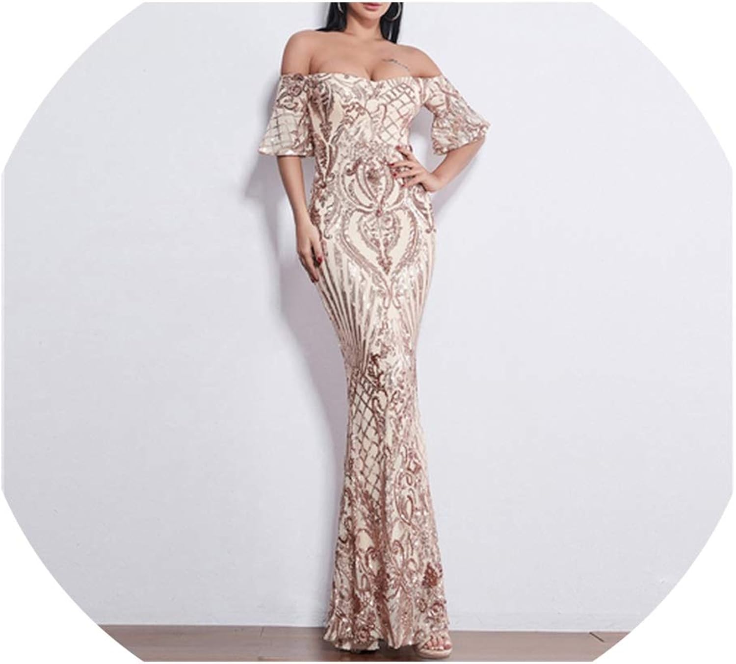 sequin evening dresses