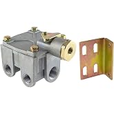 World American WA103010 Air Brake Relay Valve Type R14H Crack Pressure 4 PSI, Delivery Ports 2x 1/2" Supply Ports 2x 3/4"- Replaces Bendix 103010, Automann 170103010, Navistar 1677540C, Newstar S8255