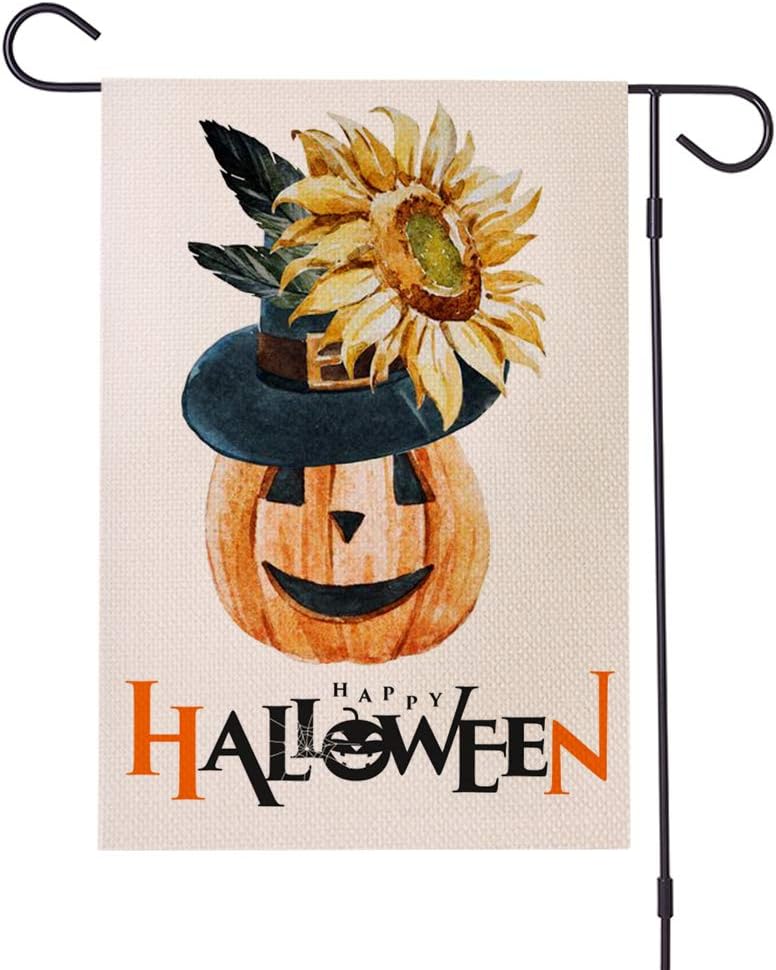 Best Pumpkin Sunflower Garden Flag