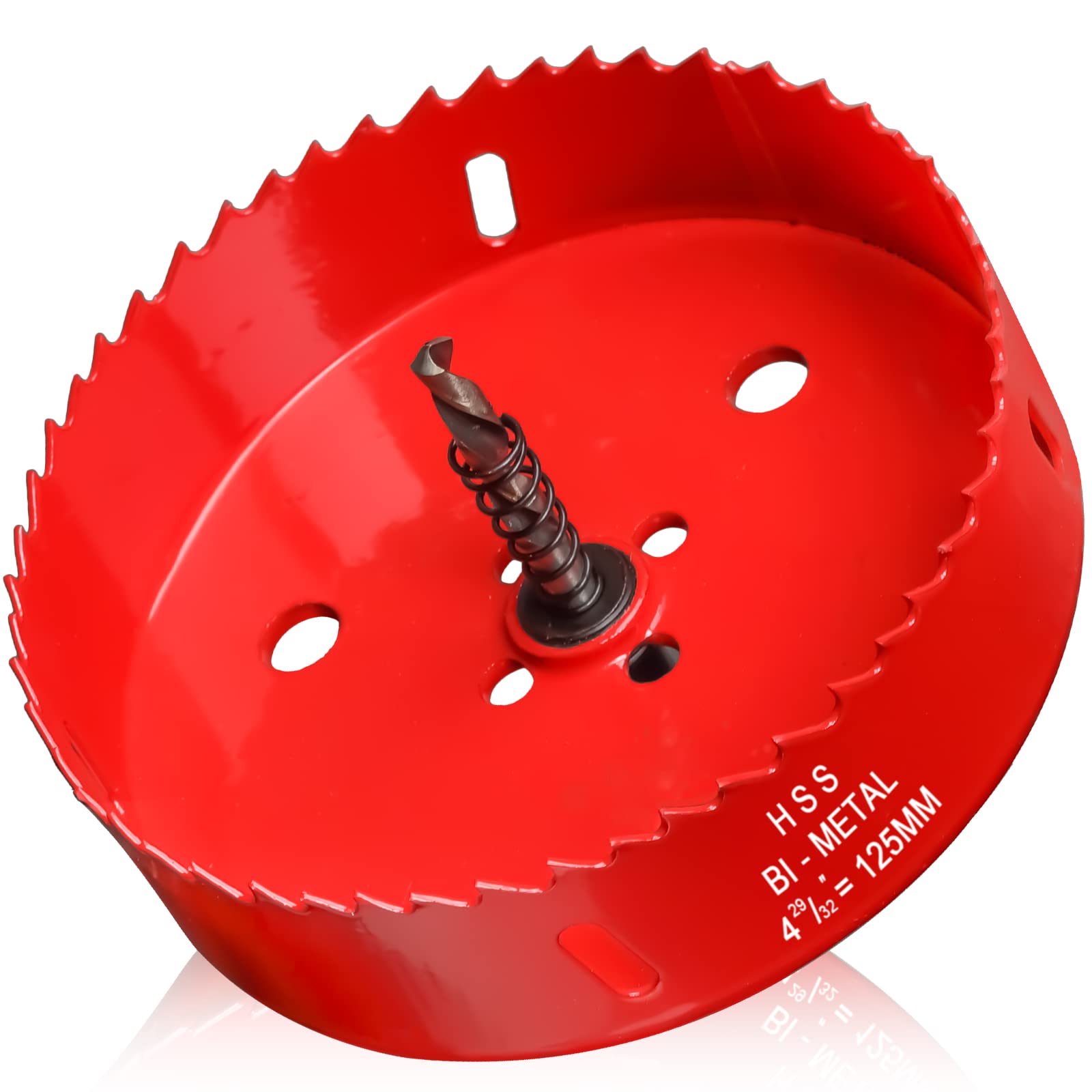 125mm Hole Saws Cutter, Bi-Metal Wood Drill Bit for Cutting Plywood, Fiberglass, PVC Board, Plastic and Drywall — image 1