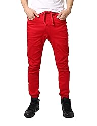 Allsense Men's Slim-Fit Twill Drop-Crotch Jogger