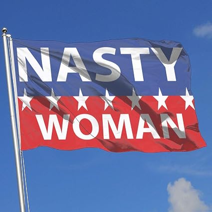 Hao Shop Flag Outdoor Home Garden Flag Nasty Woman 1single Layer Translucent Flags 3 X 5 Foot Amazon Co Uk Garden Outdoors