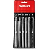 Jewelers Saw Blades Set, Gross of 144 Pieces, Sizes 4/0 3/0 2/0 1/0 1 2 | Jewelry Making, Wood and Metal Cutting