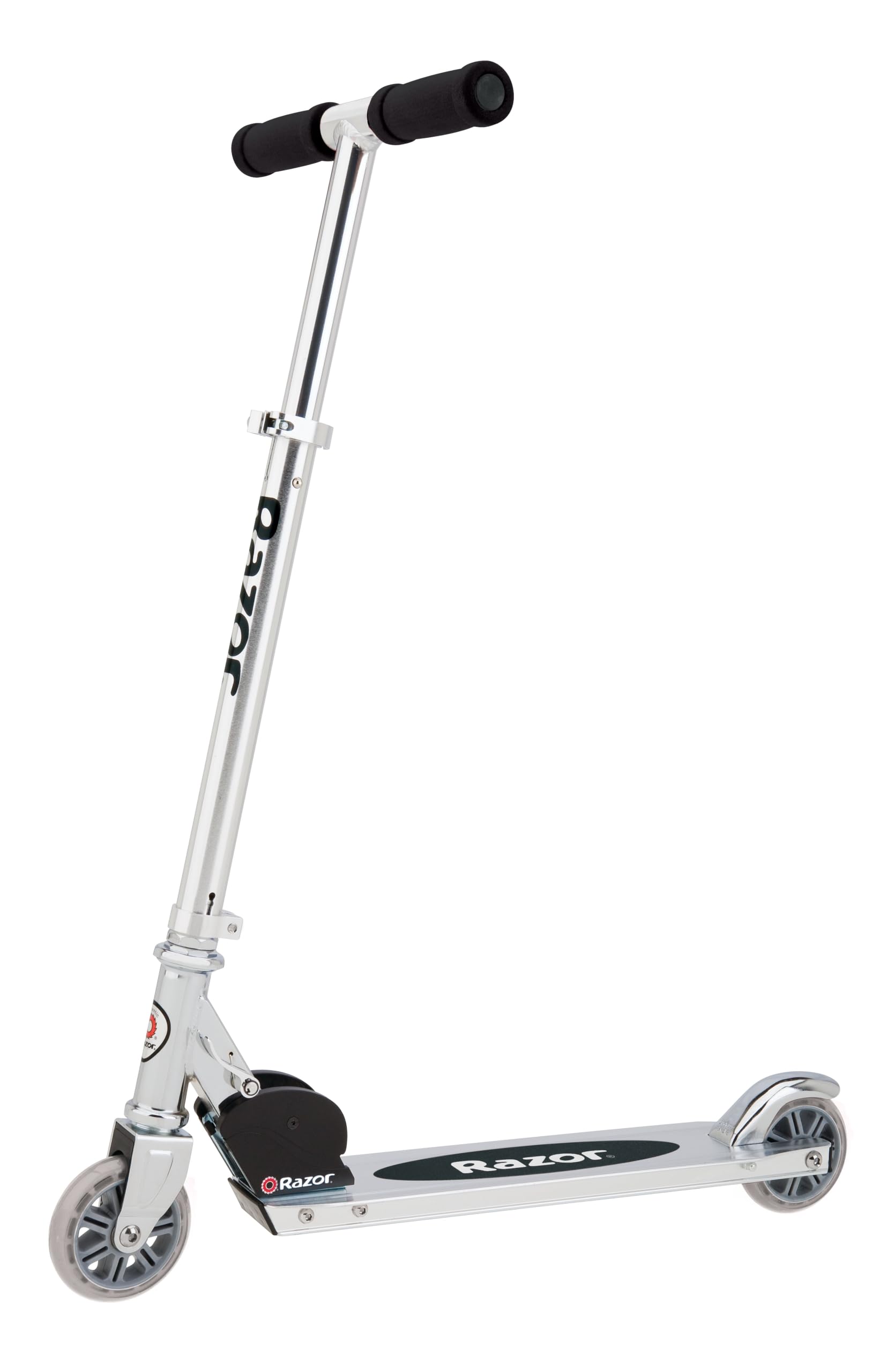 Razor Scooter Un modelo de patinete | Standup manual clásico (transparente/negro)