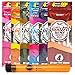 Bundle - 7 Items - Twisted Hemp Flavored Hemp Wraps Sampler (6 Flavors, 1 Pack of Each) with Rolling Paper Depot Kewl Tube
