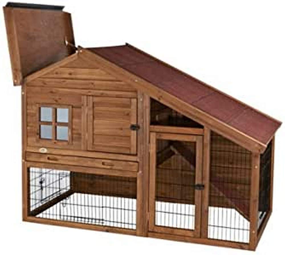 Trixie natura rabbit hutch with sloped roof Outlet