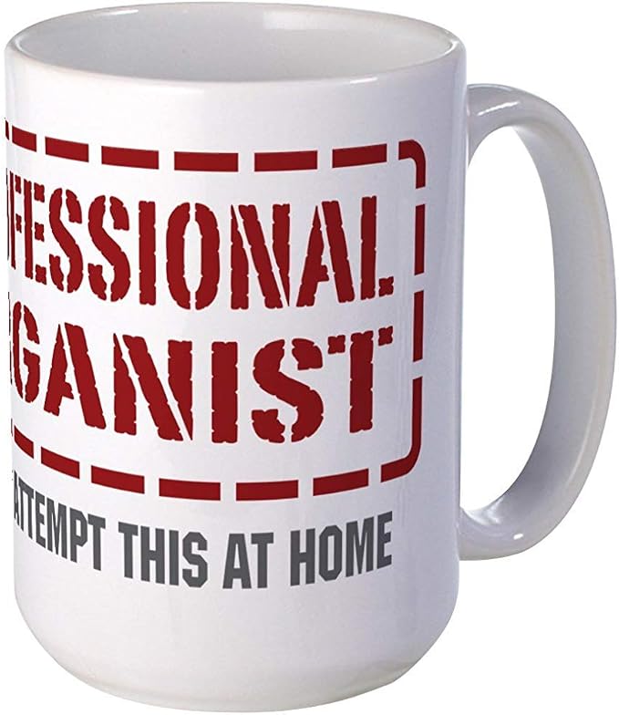330ML CafePress Organist Professional Taza grande Taza de