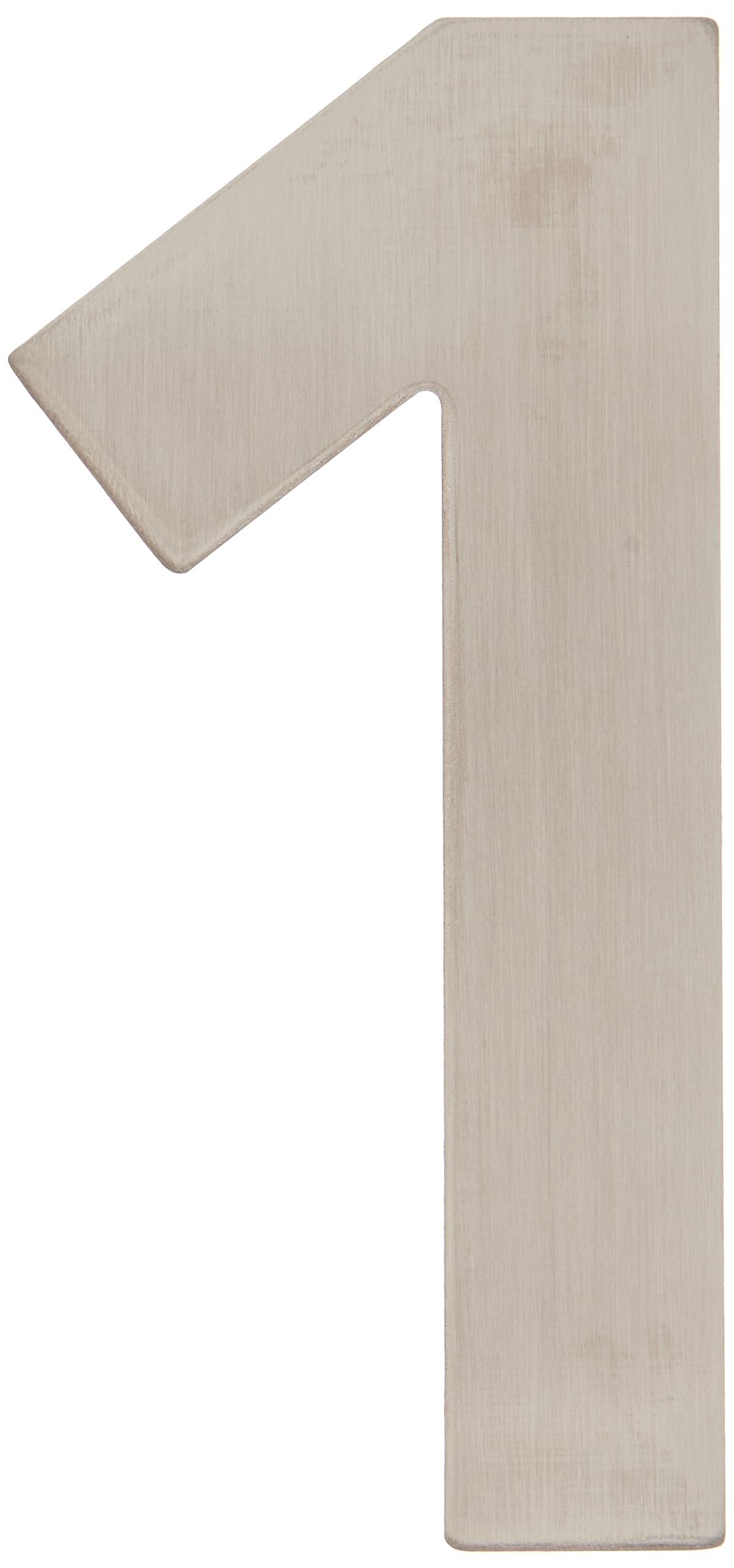 Meister Stainless Steel House Number, 3D Design, Easy Readability, Individual Combination Options - Labelling - Marking - Front Door - House Wall - Garden Gate, 424007