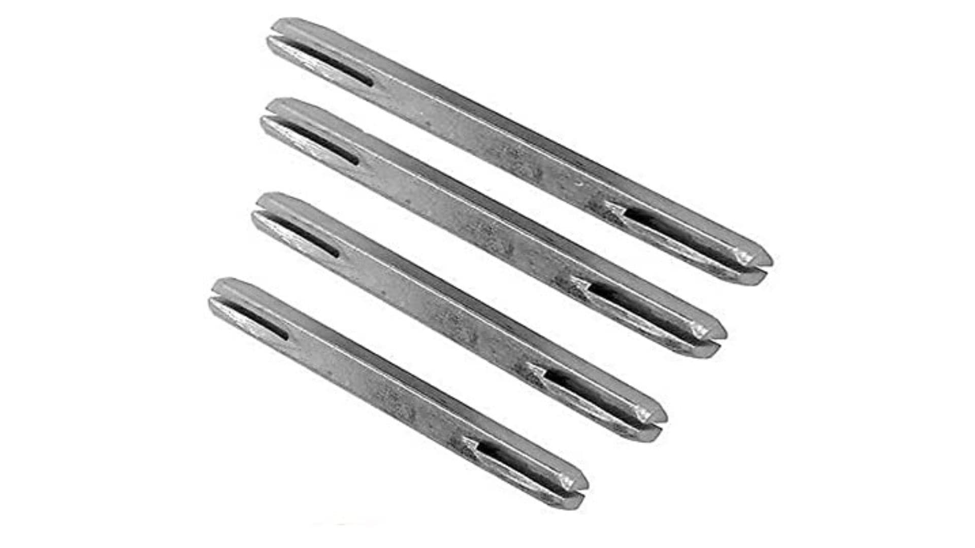 8mm Windows UPVC and Door Handle Spindle Split Bar 90mm to 140mm Solid Steel Silver Metal Spindles Pack of 1 (8mm x 140mm)