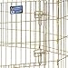 MidWest Homes for Pets Folding Metal Dog Exercise Pen, Indoor/Outdoor Playpen with Door, 16 Sq Feet of Play Space, 48-Inches Tall, Gold Zinc