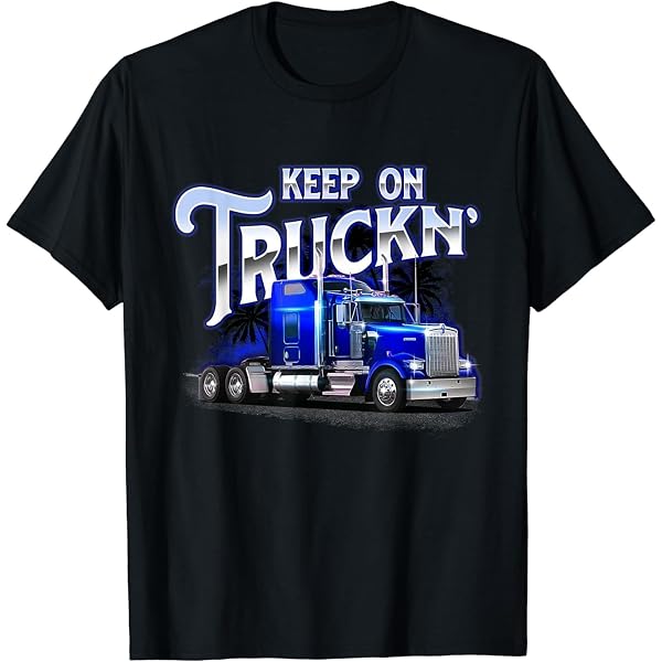 Truck Driver T-Shirt – 'Move Over Boys This Old Man Show You How To Be A Trucker' – Unisex Fit