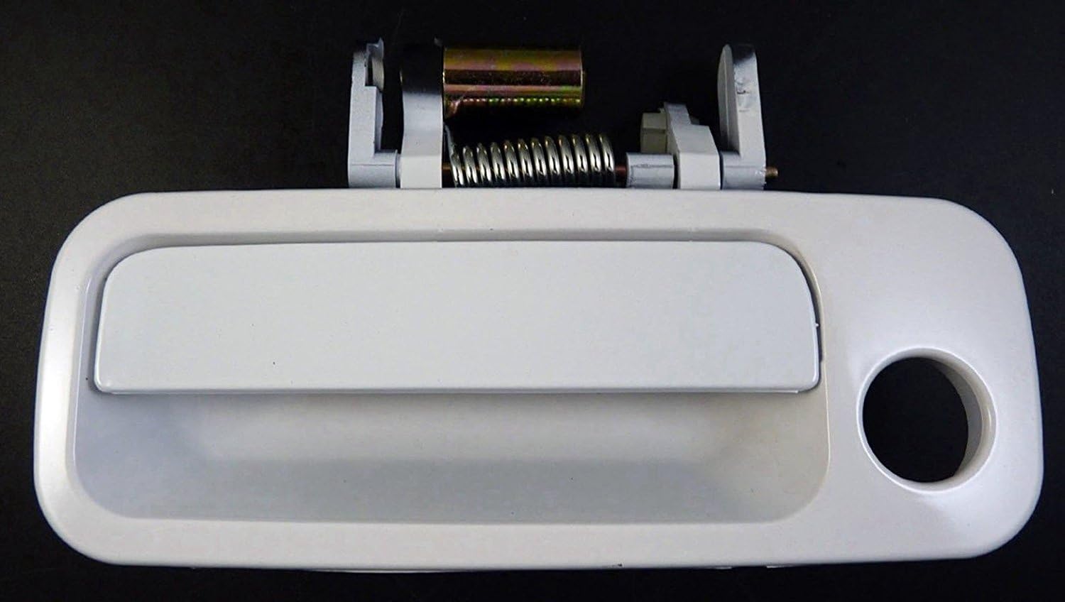 8069 Exterior Front Left Driver Side Door Handle Compatible with 1997-2001 Toyota Camry - White