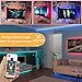 Airgoo 4pcs 50cm 30leds RGB Bias Lighting - Color Changing Flexible LED TV Strip Light TV Backlight for 40