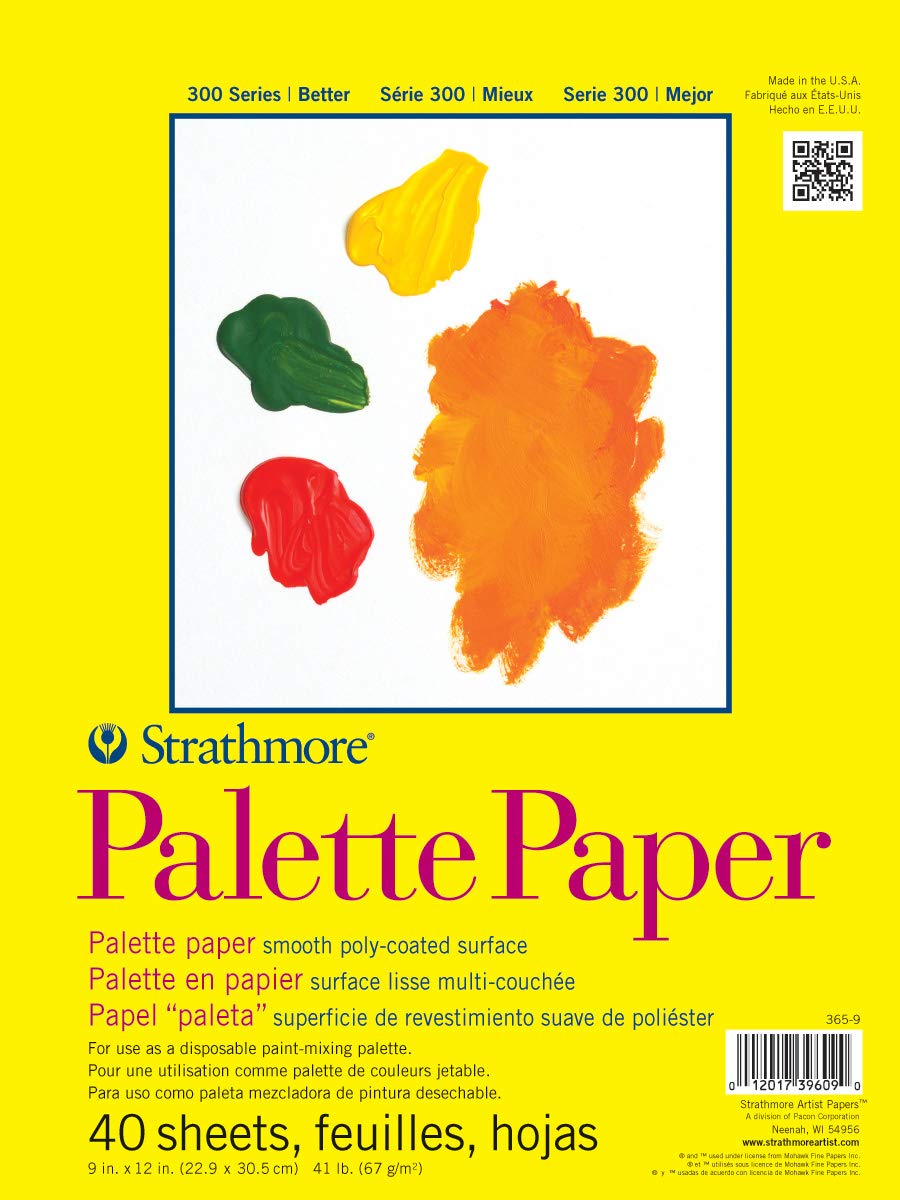 Strathmore Pro-Art Palette Paper Pad 9-inch x 12-inch, White