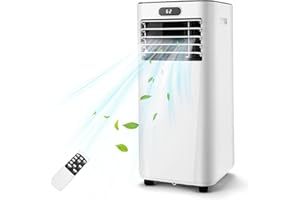 DORTALA Portable Air Conditioner 8000 BTU, 3-in-1 AC Unit with Remote Control, Dehumidifier, 24H Timer, Window Kit, Standing 