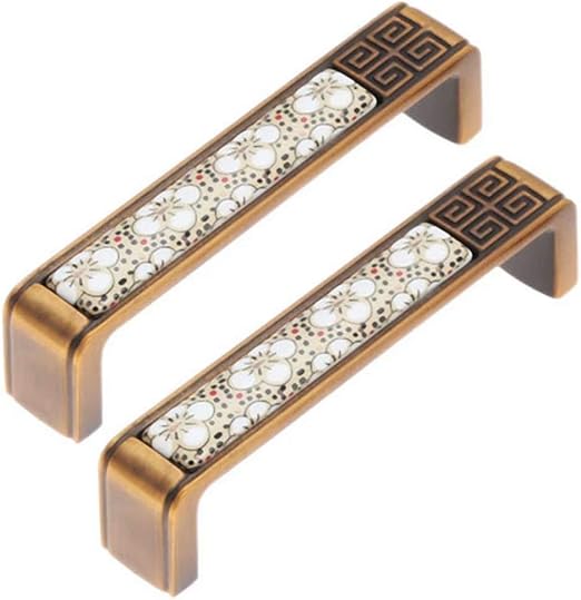 2 STK. Antike Schranktürgriffe Zuggriff für Schubladenschrank