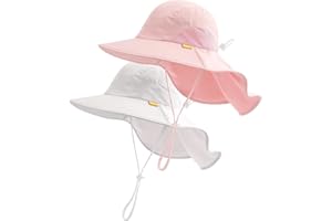 FURTALK Toddler Kids Sun Hat UPF 50+ Sun Protective Bucket Hat for Baby Summer Beach Hats