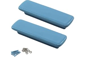 Zerniple Blue Ceramic Handle Pull Door knobs Cabinet Handles for Children's Room (2 Pieces)