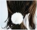 2Pcs Colorful Fashion Feather Ball Shape Elastic Ponytail Holder Hair Band Tie Headband(Color Random)