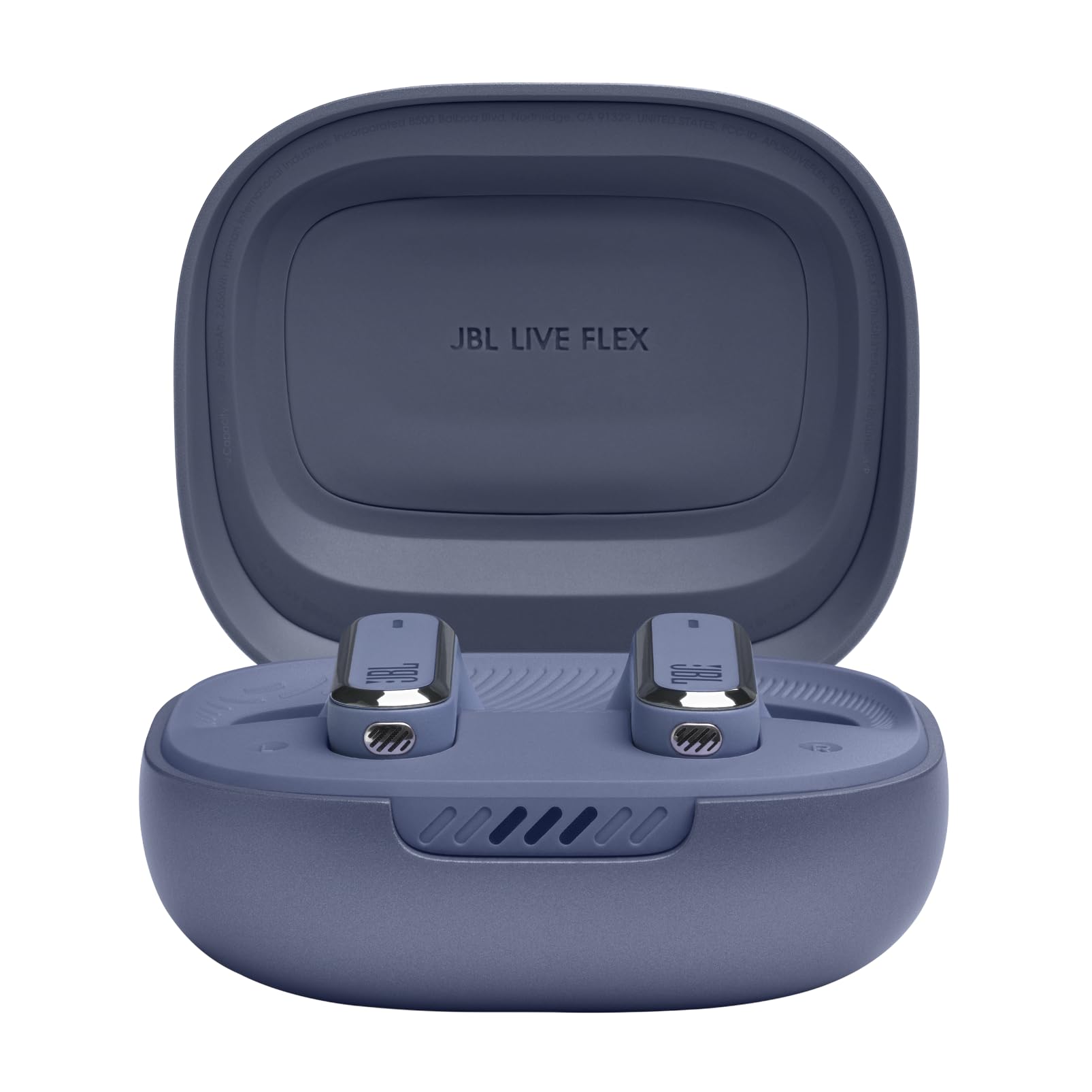 JBL Live Flex – In-Ear-Bluetooth-Kopfhörer mit 40 Stunden Akkulaufzeit – Geräuschunterdrückung und wasserdicht – Blau 2