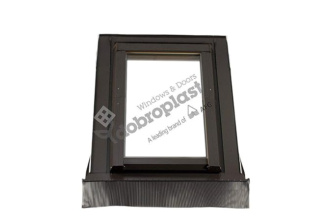 AFG - Skylight Kunststoff Dachfenster PVC 114 x 140 mit Eindeckrahmen Schwingfenster Dachflächenfenster