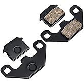 YOXUFA Rear Ceramic Disc Brake Caliper Pads Shoes for 70cc 90cc 110cc 125cc SSR Apollo DB27 Kayo TS90 TSD-F110 Stomp Juicebox FXJ110 4-Stroke Engine Chinese Pit Dirt Bike Parts